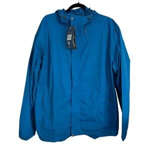 White Sierra Men's Cloudburst Waterproof Rain Jacket Blue XL New NWT Outdoor